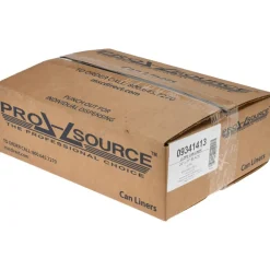 Medium Duty Trash Bags: 16.000 gal, 0.6 mil, Pack of 500