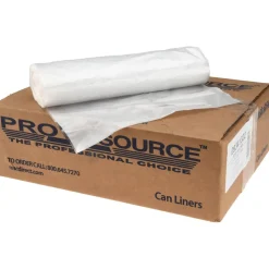 Medium Duty Trash Bags: 56.000 gal, 0.63 mil, Pack of 200