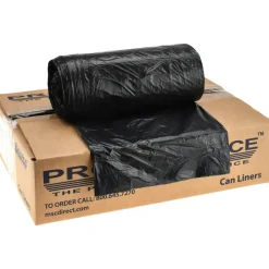 Medium Duty Trash Bags: 33.000 gal, 0.65 mil, Pack of 250