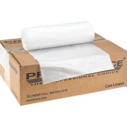 Medium Duty Trash Bags: 60.000 gal, 0.55 mil, Pack of 200