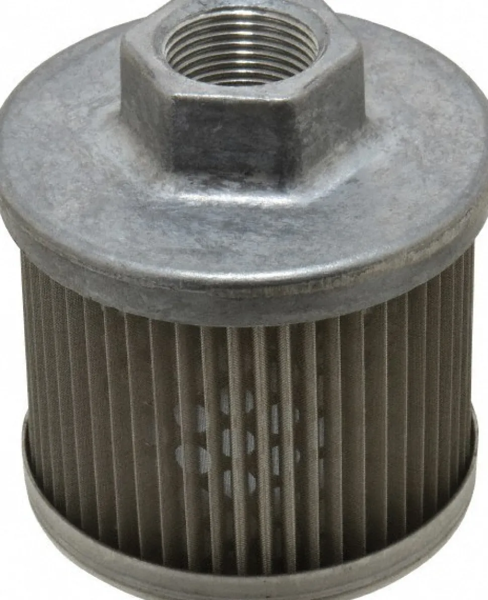 100 Mesh, 189 LPM, 5 GPM, 3.3" Dia, Female Suction Strainer without Bypass
