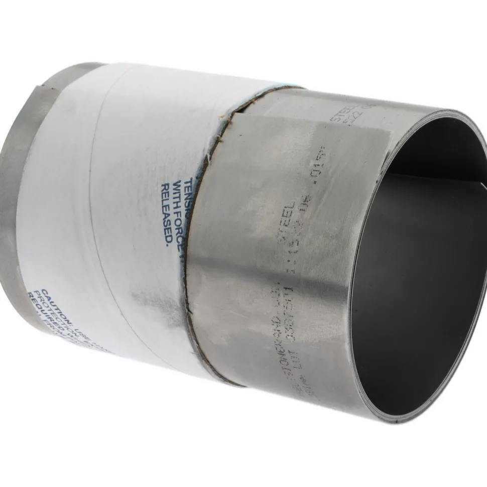 Metal Shim Stock: Roll, 0.0150" Thick, 100" Long, 6" Wide, 1010 Steel