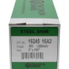 Metal Shim Stock: Roll, 0.0030" Thick, 100" Long, 6" Wide, 1010 Steel