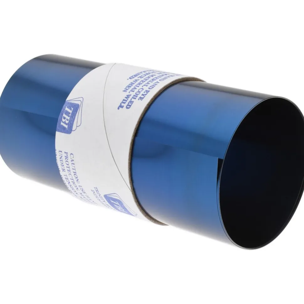 Metal Shim Stock: Roll, 0.0050" Thick, 50" Long, 6" Wide, 1095 & Blue Tempered Spring Steel