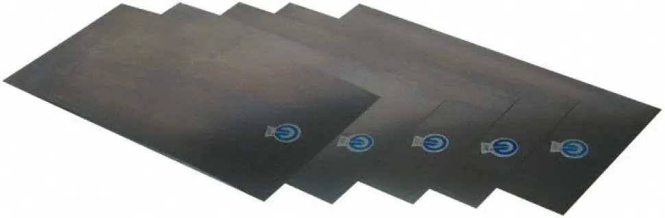 Metal Shim Stock: Sheet, 0.0150" Thick, 18" Long, 6" Wide, 1008/1010 Steel