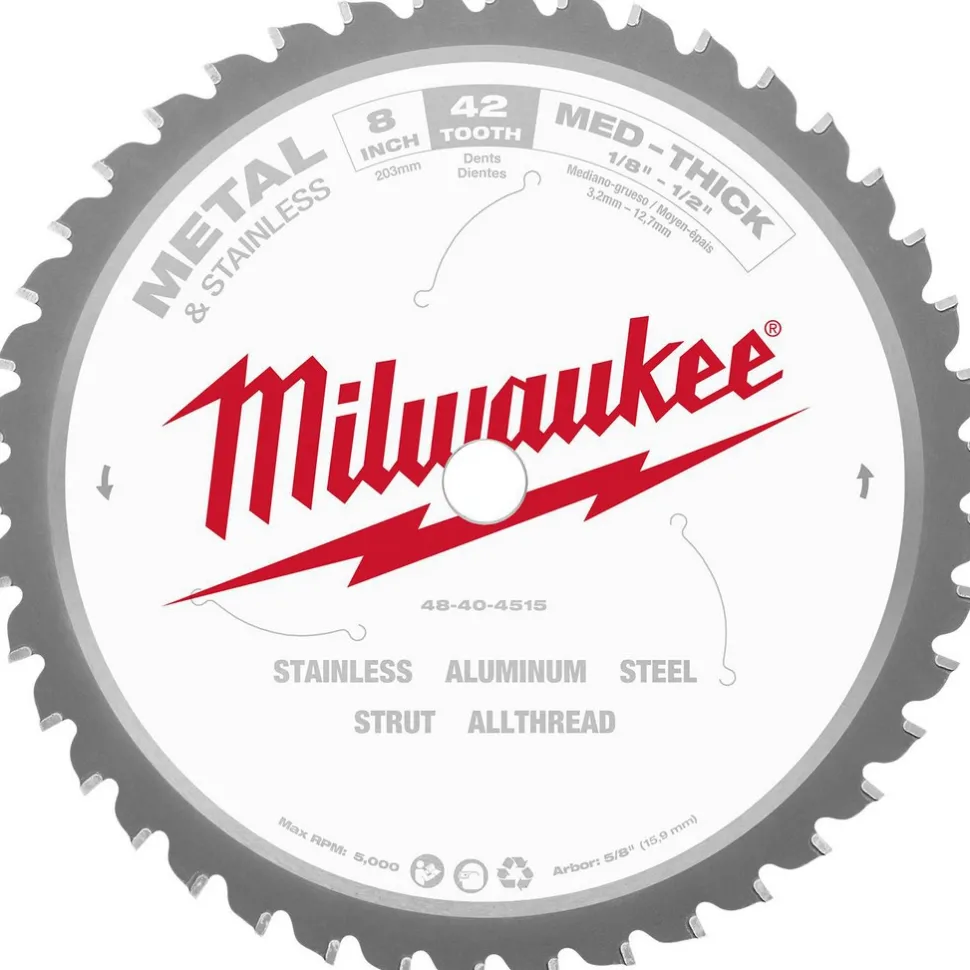 8" Metal & Stainless Cutting Circular Saw Blade