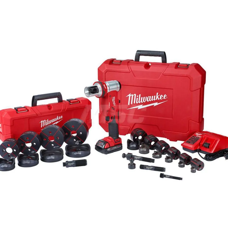 M18™ FORCE LOGIC™ 6 Ton Knockout Tool 1/2" - 4" Kit