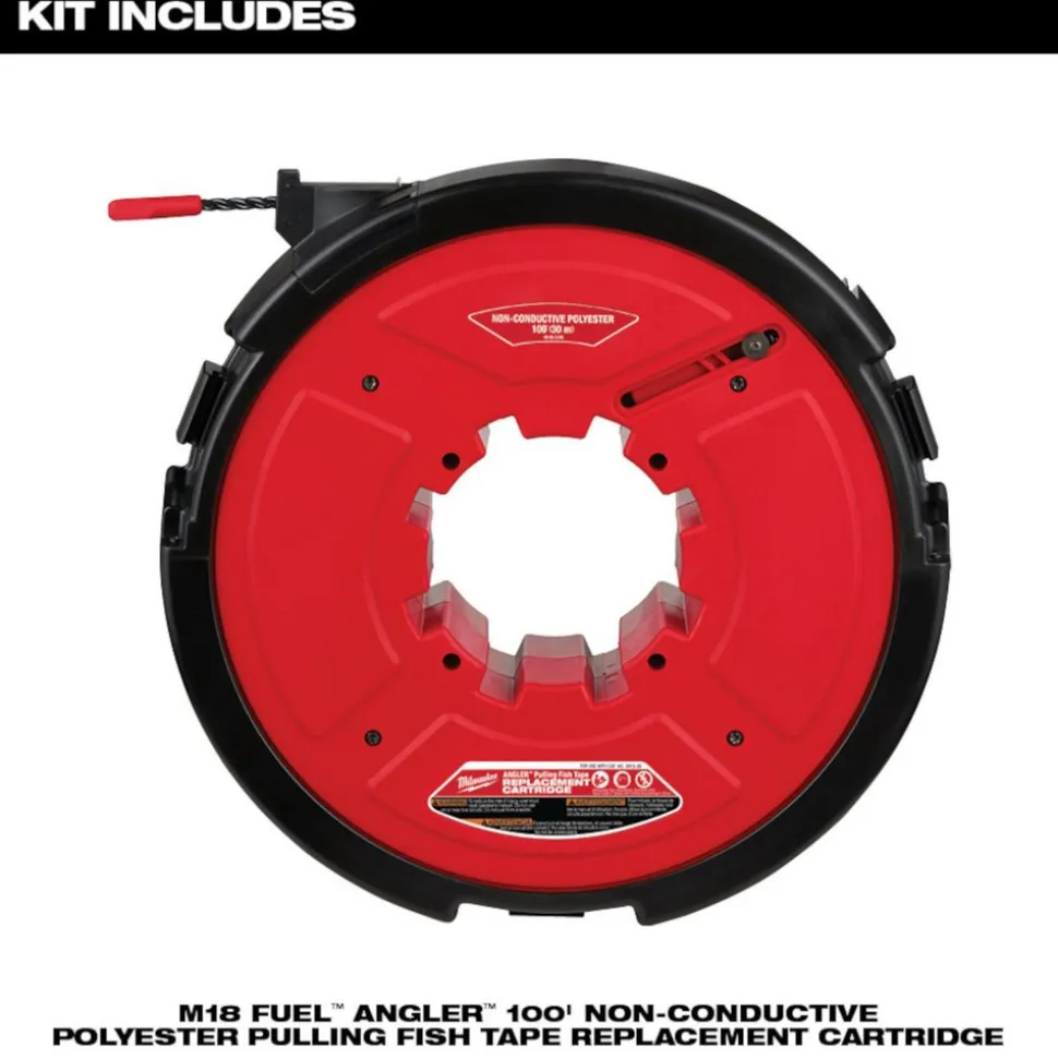M18 FUEL™ ANGLER™ 100' Non-Conductive Polyester Pulling Fish Tape Replacement Cartridge