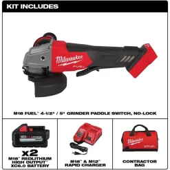 M18 FUEL™ 4-1/2"/5" Braking Grinder Paddle Switch, No-Lock Kit