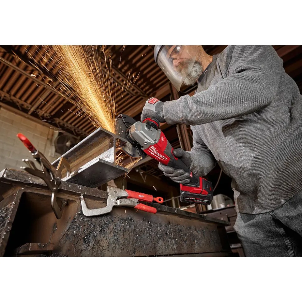M18 FUEL™ 4-1/2"-6" Braking Grinder, Slide Switch