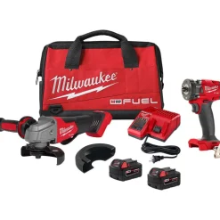 M18 FUEL™ Compact Impact Wrench and Grinder 2-Tool Combo Kit