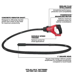 M18 FUEL™ 8' Concrete Pencil Vibrator