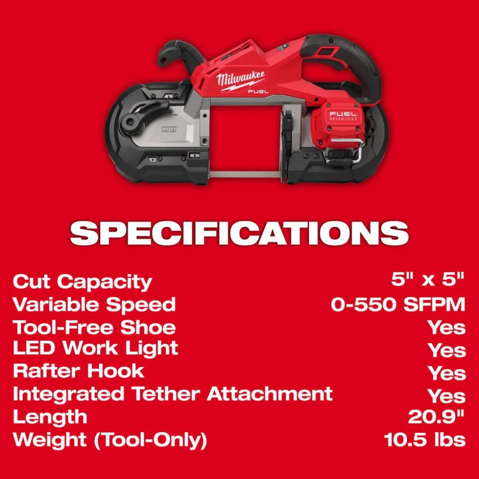M18 FUEL™ Deep Cut Band Saw (Bare Tool)