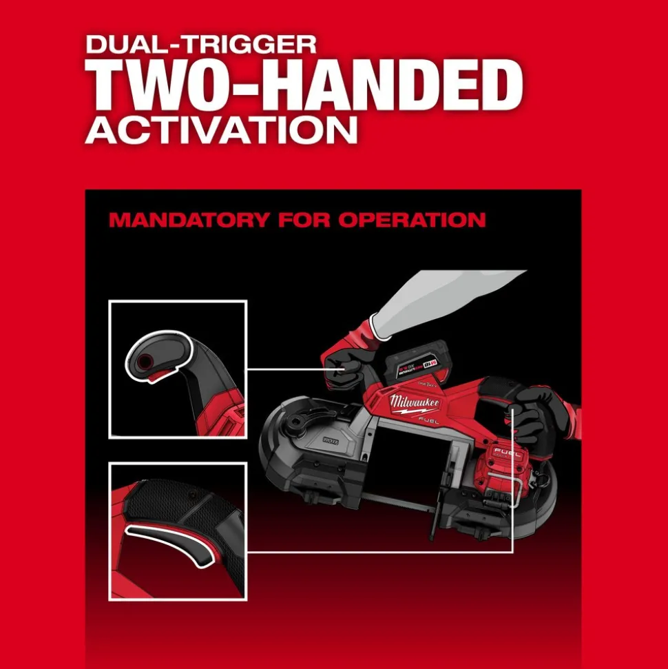 M18 FUEL™ Dual Trigger Deep Cut Band Saw Kit: 44.875" Blade Length