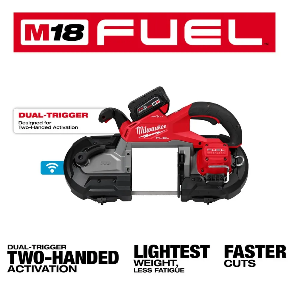 M18 FUEL™ Dual Trigger Deep Cut Band Saw Kit: 44.875" Blade Length