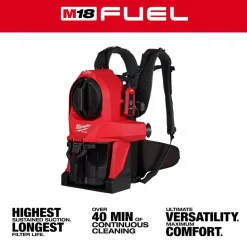 M18 FUEL™ 3-in-1 Backpack Vacuum