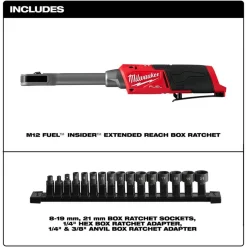 M12 FUEL™ INSIDER™ Extended Reach Box Ratchet