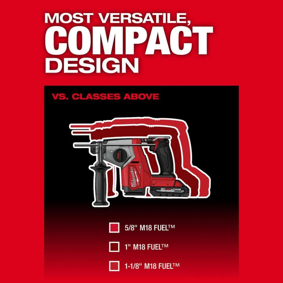 M18 FUEL™ 5/8" SDS Plus Rotary Hammer
