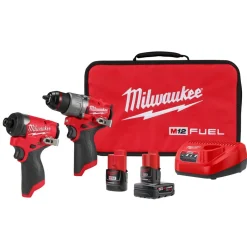 M12 FUEL™ 2-Tool Combo Kit, 1/2" Hammer Drill/Driver & 1/4" Hex Impact Driver