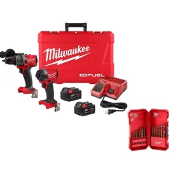 M18 FUEL™ 2-Tool Combo Kit, 1/2" Hammer Drill/Driver & 1/4" Hex Impact Driver