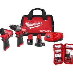 M12 FUEL™ 2-Tool Combo Kit, 1/2" Hammer Drill/Driver & 1/4" Hex Impact Driver