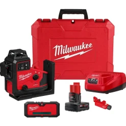 M12™ Green 360° 3-Plane Laser with Automatic Alignment & Receiver