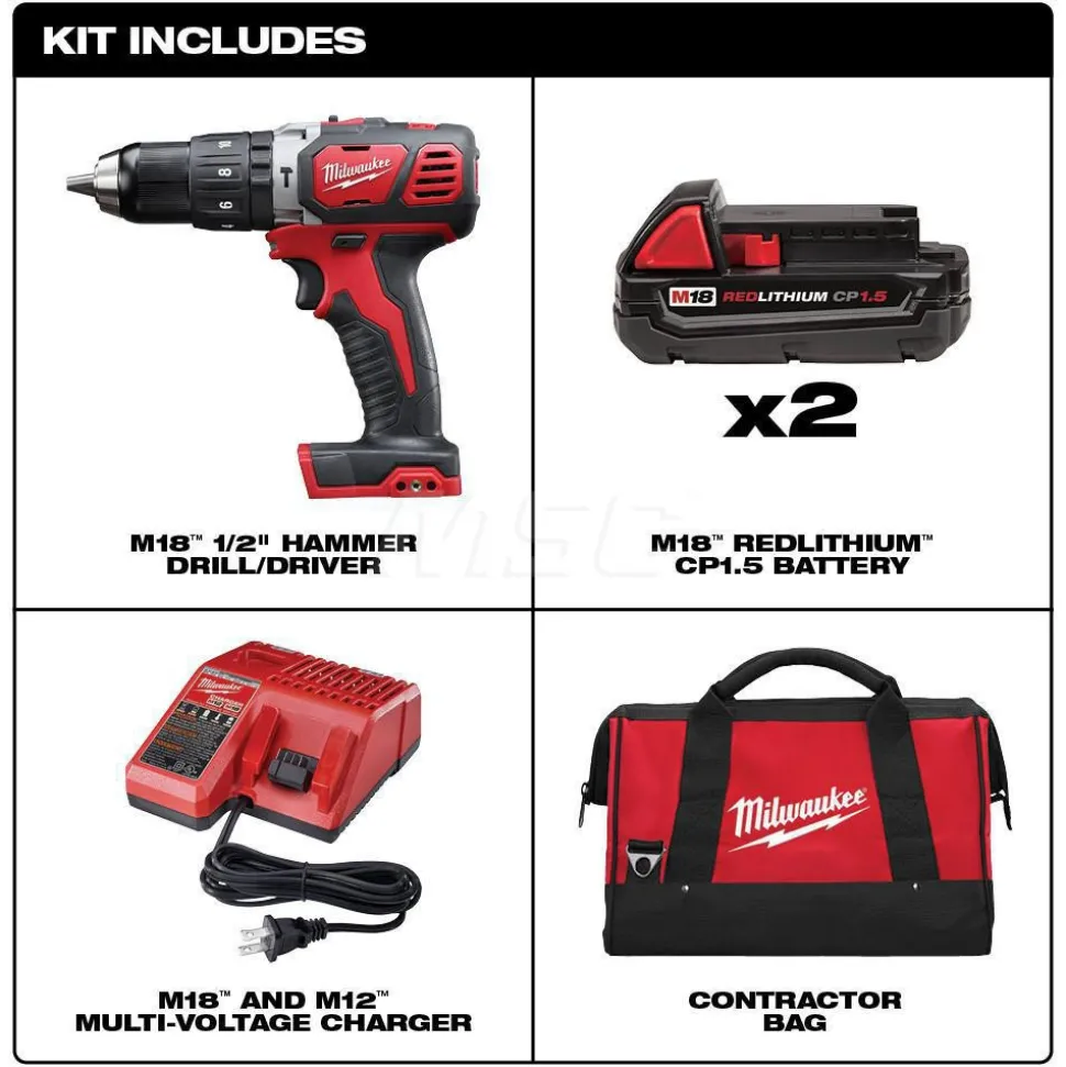 M18™ 1/2" Hammer Drill/Driver Kit