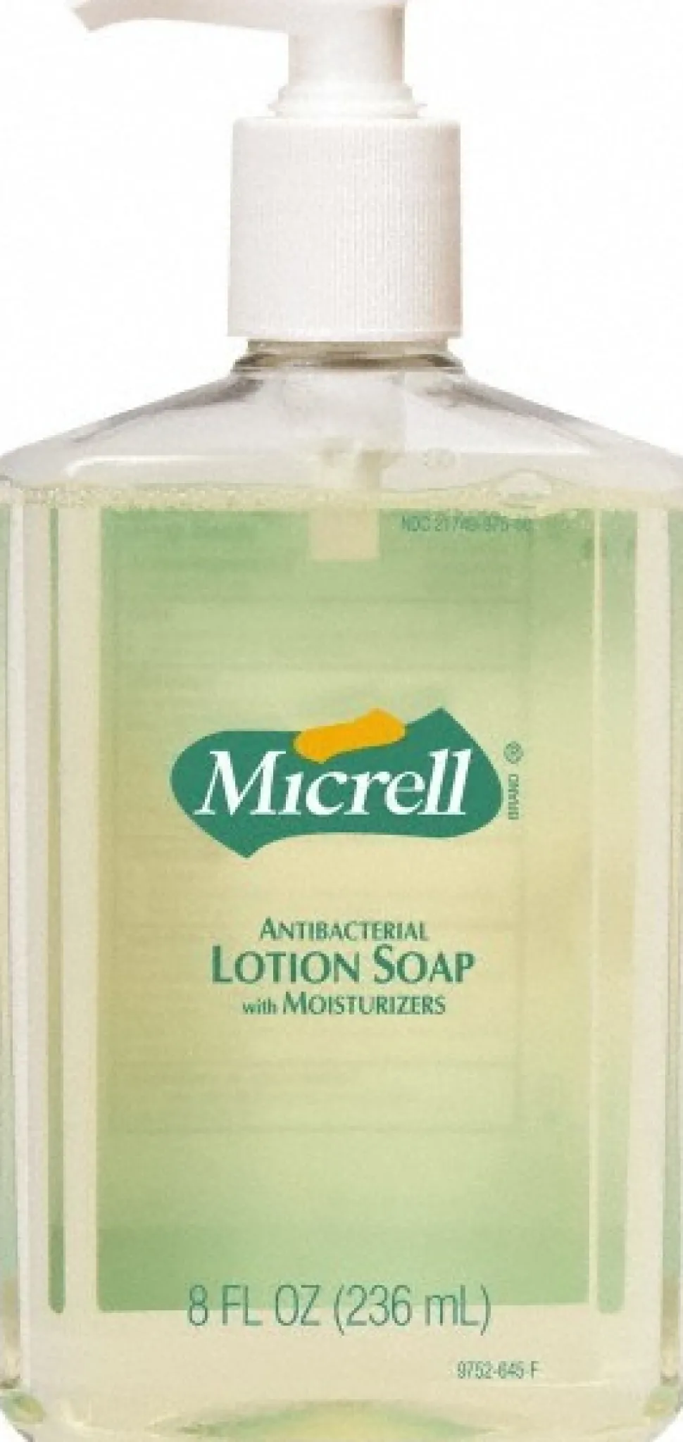 MICRELL Antibacterial Lotion Soap, 8 fl oz Pump Bottle