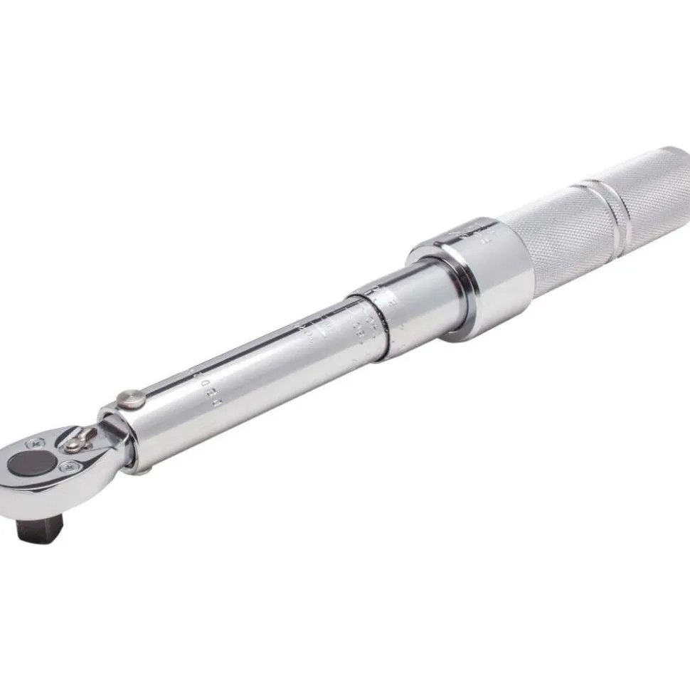 Micrometer Torque Wrench: 3/8 in Drive