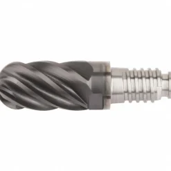 3/8" Mill Dia, 9/16" LOC, Solid Carbide Ball End Mill Head