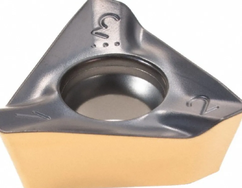 Milling Inserts: Insert Style: TDKT; Insert Size: 15; Insert Material: Solid Carbide; Insert Shape: Triangle
