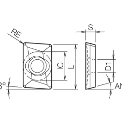 Milling Inserts: Insert Style: XPMT; Insert Size: 15; Insert Material: Solid Carbide; Insert Shape: Parallelogram