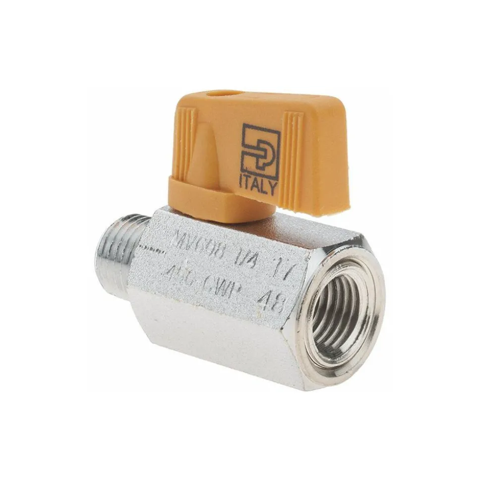 Miniature Manual Ball Valve: 1/4" Pipe