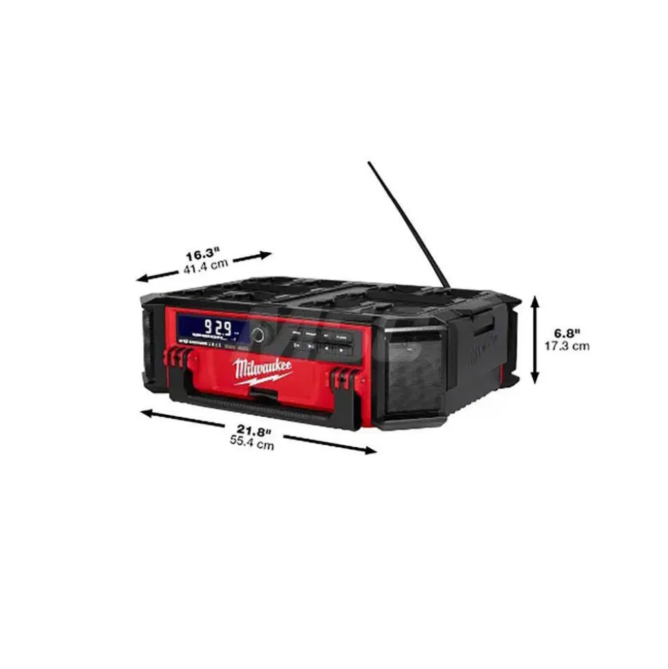 M18™ Jobsite Radio + Charger w/ PACKOUT™ Compatibility