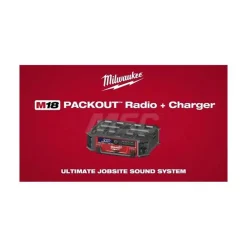M18™ Jobsite Radio + Charger w/ PACKOUT™ Compatibility
