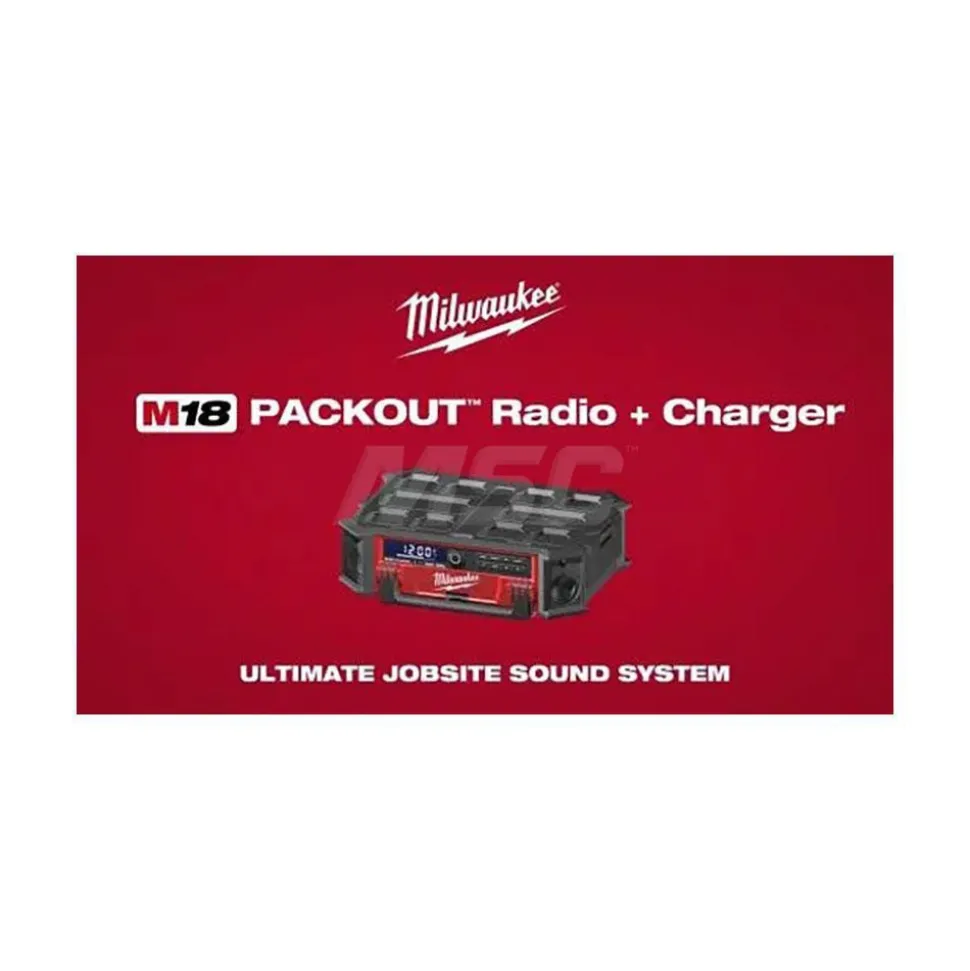 M18™ Jobsite Radio + Charger w/ PACKOUT™ Compatibility