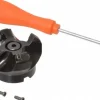 50.04mm Cut Dia, 3/4" Arbor Hole, 6.6mm Max Depth of Cut, 45° Indexable Chamfer & Angle Face Mill
