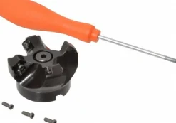 50.04mm Cut Dia, 3/4" Arbor Hole, 6.6mm Max Depth of Cut, 45° Indexable Chamfer & Angle Face Mill