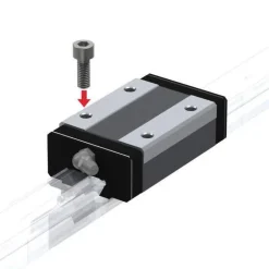96.8mm L x 60mm W x 32.5mm H, 40mm Transverse Hole Spcg, 40mm Lateral Hole Spcg, Horizontal Mount Radial SR Block