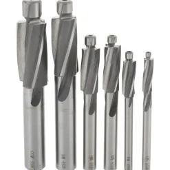 3mm to 10mm Socket-Head Cap Screw Compatible, High Speed Steel, Solid Pilot Counterbore Set