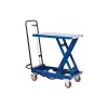 Mobile Air Lift Table: 400 lb Capacity, 8-3/4" Lift Height, 29" Lift Height, 17-5/8 x 27-1/2" Platform