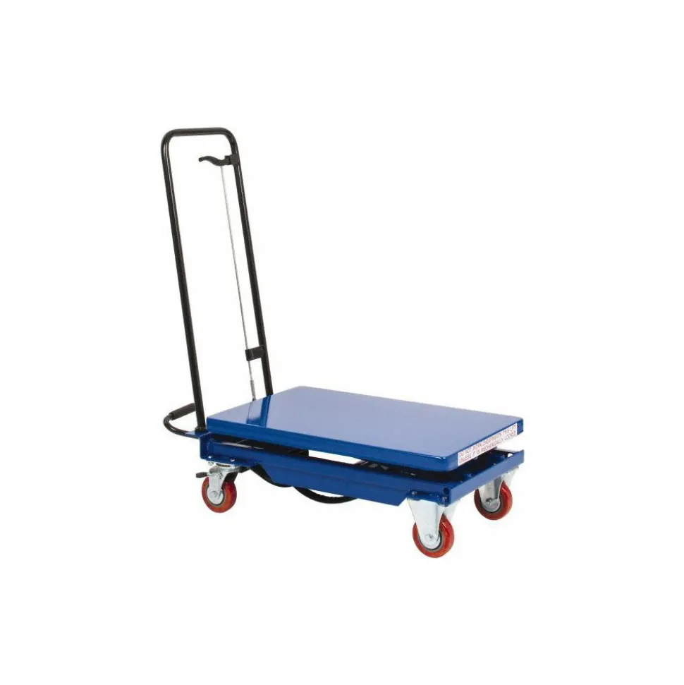 Mobile Air Lift Table: 400 lb Capacity, 8-3/4" Lift Height, 29" Lift Height, 17-5/8 x 27-1/2" Platform