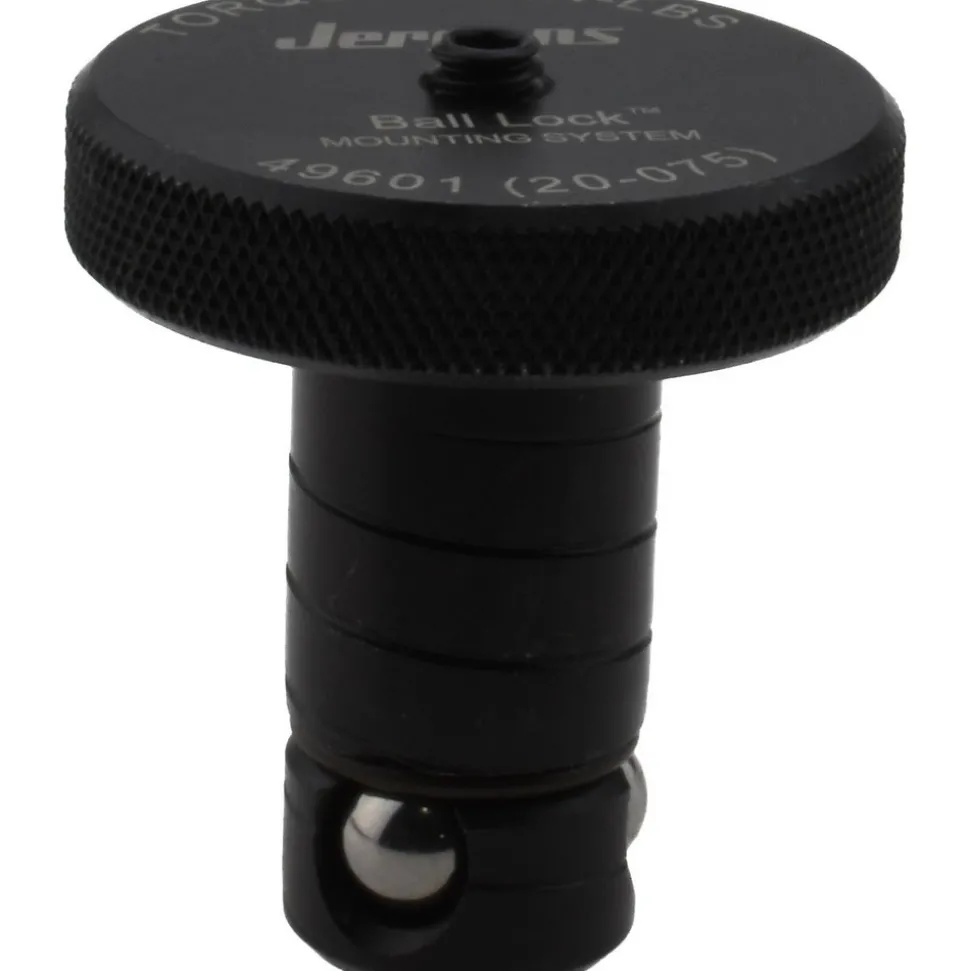 Modular Fixturing Shank: Ball Lock, 20 mm Shank Dia, Steel
