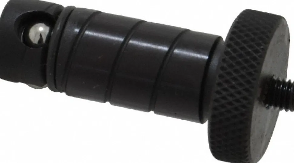 Modular Fixturing Shank: Ball Lock, 13 mm Shank Dia, Steel
