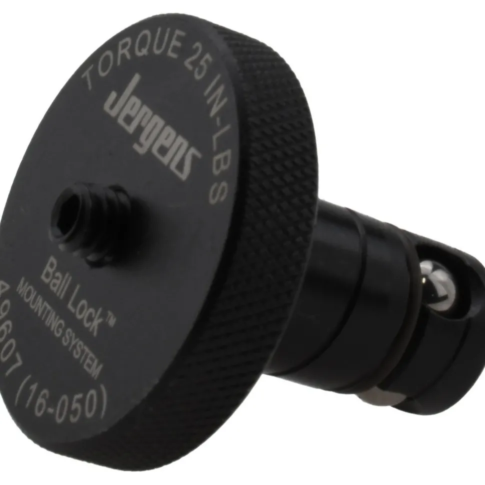 Modular Fixturing Shank: Ball Lock, 16 mm Shank Dia, Steel