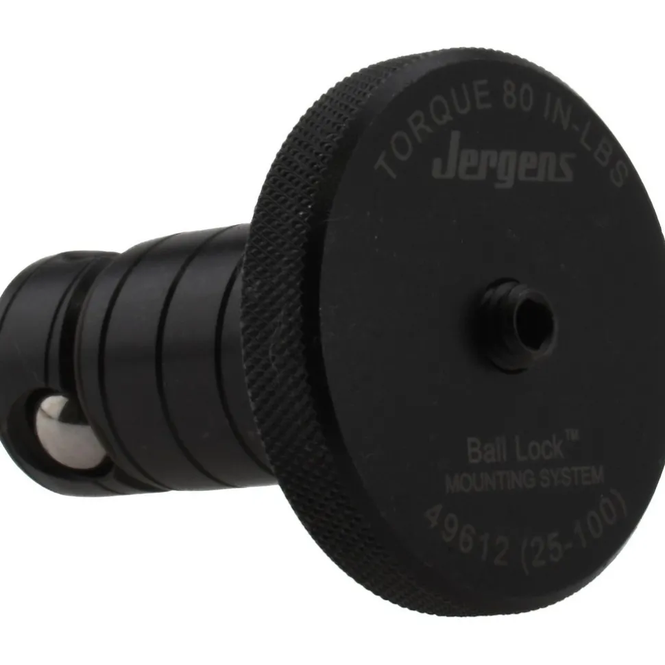 Modular Fixturing Shank: Ball Lock, 25 mm Shank Dia, Steel