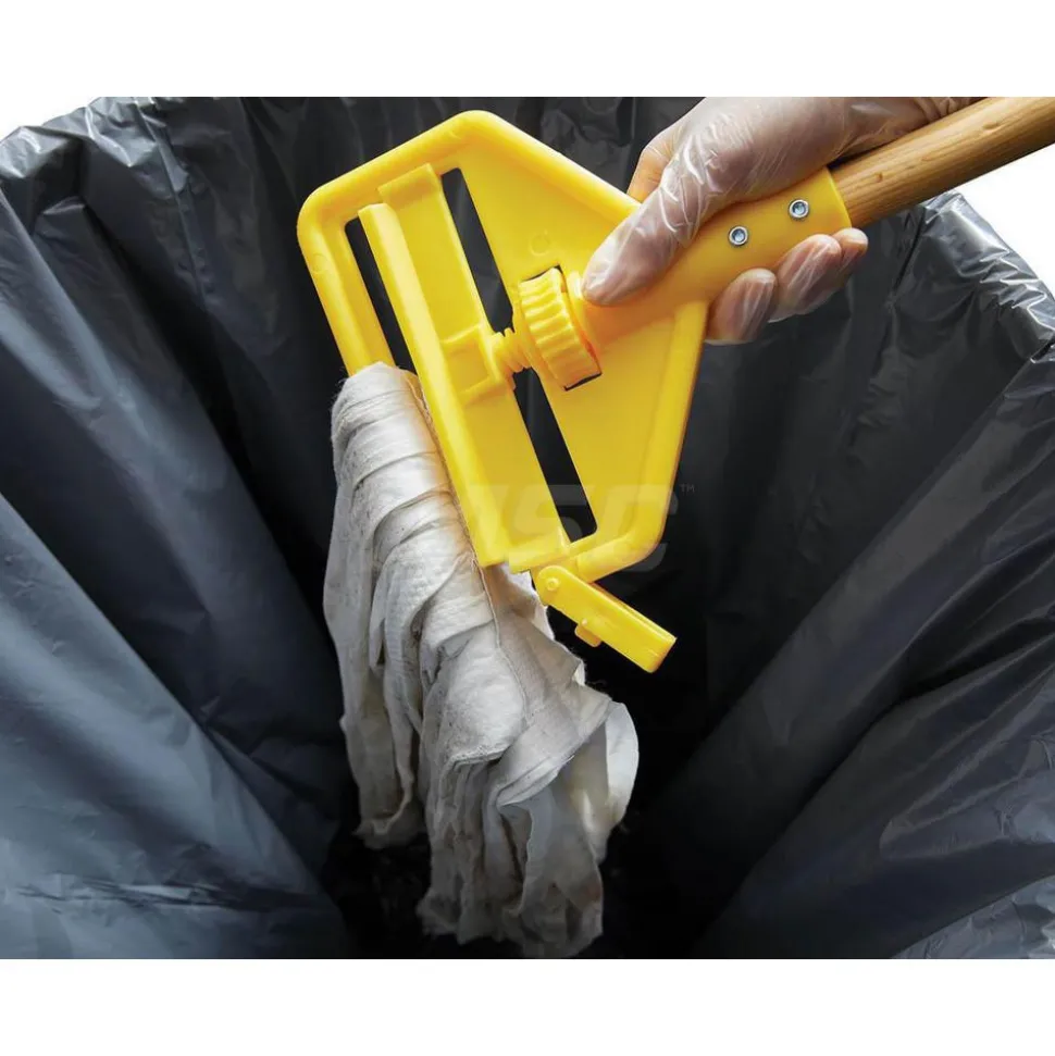 Mop Handle: 60" Long, Quick-Connect