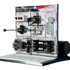 Motion Control & Power Transmission Training Systems; Type: Hydraulics & Fluid Power; Includes: Instructor's Guide Manual; Hydraulic Directional Control Valve; Hydraulic Accumulator; Hydraulic 120V Power Unit & Reservoir; Quick Disconnect Hoses; 2x Hydrualic Two-Direction Cylinders