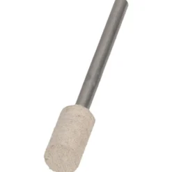 Mounted Point: 1/2" Thick, 1/8" Shank Dia, W163, 120 Grit, Fine