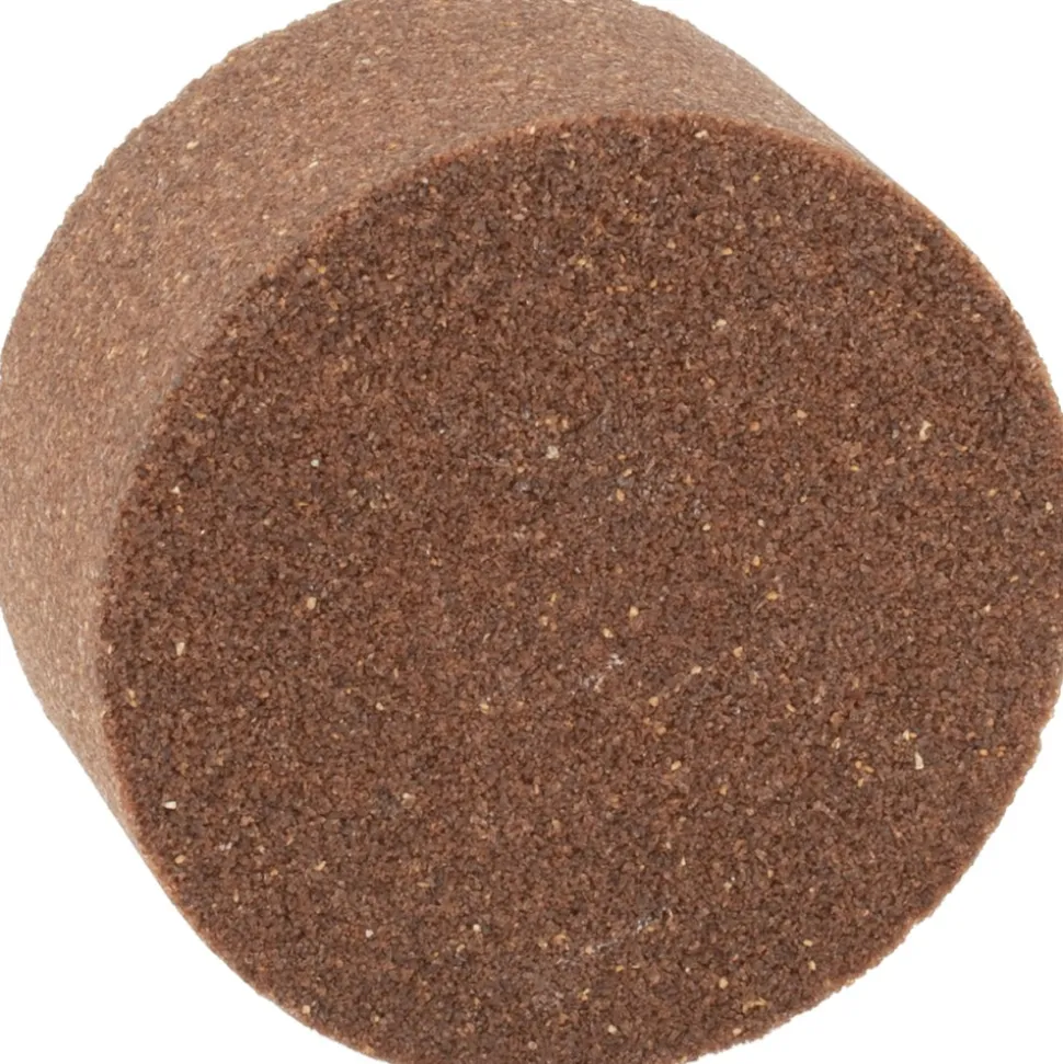 Mounted Point: 1" Thick, 1/4" Shank Dia, W242, 60 Grit, Medium
